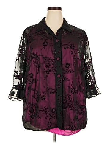 Maggie Barnes 3/4 Sleeve Blouse (view 1)