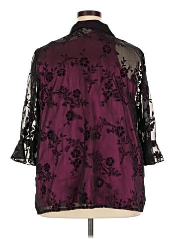 Maggie Barnes 3/4 Sleeve Blouse (view 2)