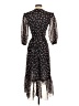 Ganni 100% Polyamide Black Cocktail Dress Size EU 36 / US 6 - photo 2