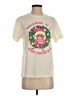 Unbranded 100% Polyester Ivory Short Sleeve T-Shirt Size S - photo 1