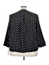 Calessa 100% Polyester Polka Dots Black 3/4 Sleeve Blouse Size 3X - photo 2