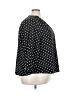 Calessa 100% Polyester Polka Dots Black 3/4 Sleeve Blouse Size 3X - photo 4