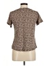 Bobeau 100% Cotton Brown Short Sleeve Blouse Size M - photo 2