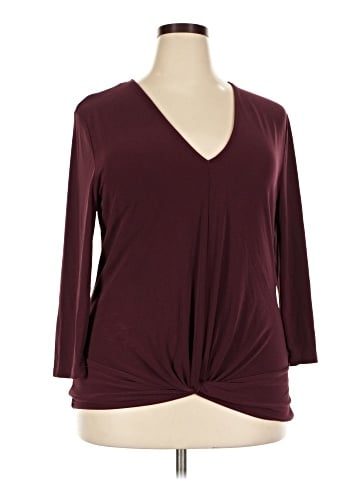 INC International Concepts 3/4 Sleeve Top (view 1)