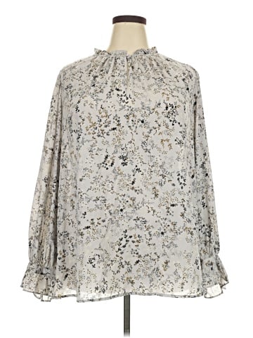 Ava & Viv Long Sleeve Blouse (view 1)
