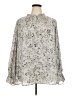 Ava & Viv 100% Polyester Silver Long Sleeve Blouse Size 4X - photo 1
