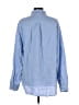 Gap 100% Linen Blue Long Sleeve Button-Down Shirt Size XL - photo 2