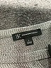 INC International Concepts Metallic Silver Long Sleeve Top Size L - photo 7