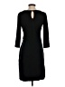 Ann Taylor Solid Black Casual Dress Size S - photo 2