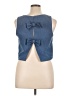 Lulumari 100% Polyester Blue Sleeveless Blouse Size XL - photo 2