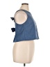 Lulumari 100% Polyester Blue Sleeveless Blouse Size XL - photo 4