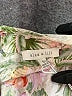 alex & lili 100% Polyester Tropical Ivory Short Sleeve Blouse Size S - photo 7