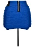 Charlotte Russe 100% Polyester Solid Blue Casual Skirt Size XL - photo 2