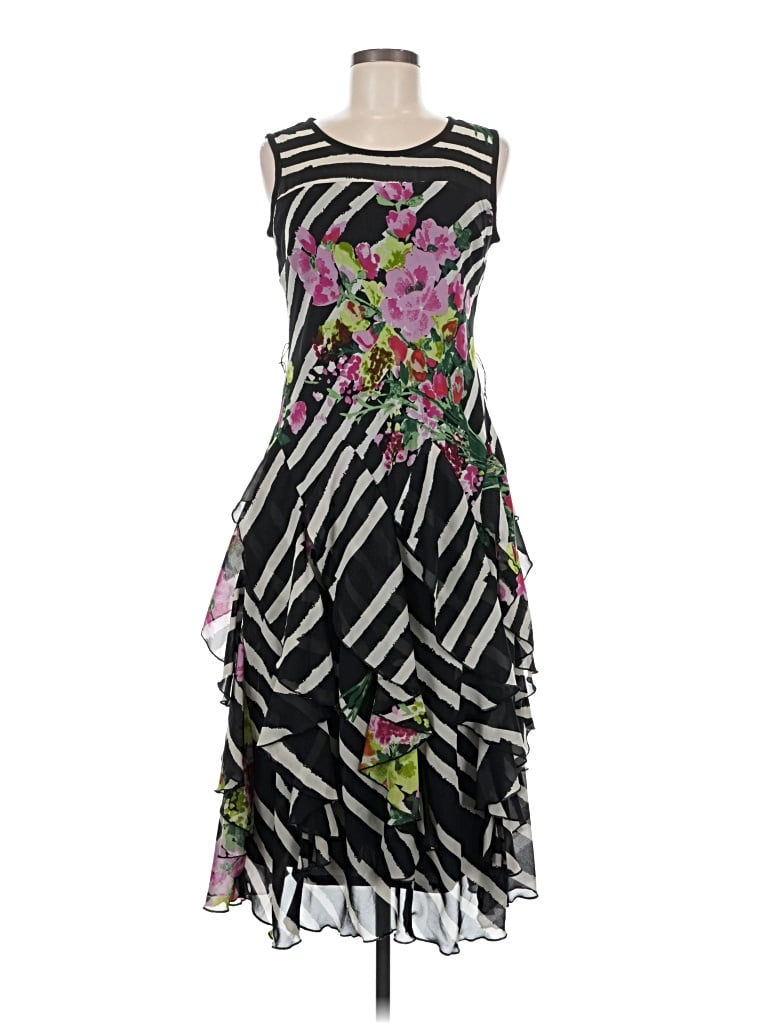 Pre-owned Signature By Robbie Bee Cocktail Dress In Black