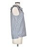 J.Crew 100% Cotton Blue Sleeveless Blouse Size 2 - photo 4