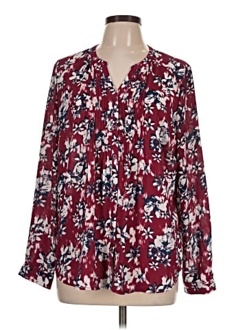 Laura Scott Long Sleeve Blouse (view 1)