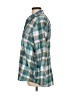 Eddie Bauer Plaid Teal Long Sleeve Blouse Size L - photo 5