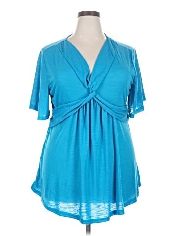 Rose Gal Short Sleeve Blouse (view 1)