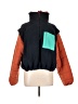 Unbranded 100% Polyester Color Block Teal Jacket Size L - photo 1