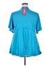 Rose Gal Teal Short Sleeve Blouse Size 2X - photo 2