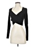 Win Win Black Long Sleeve Top Size S - photo 1