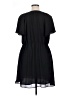 H&M 100% Polyester Solid Black Casual Dress Size XL - photo 2