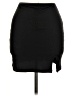 Just Polly Solid Black Casual Skirt Size M - photo 1