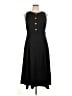 J.Crew Solid Black Casual Dress Size 14 - photo 1