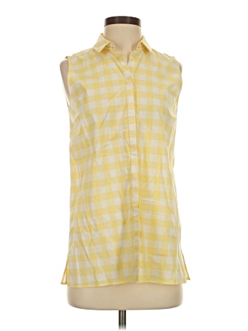 Lafayette 148 New York Sleeveless Button-Down Shirt (view 1)