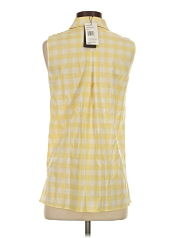 Lafayette 148 New York Sleeveless Button-Down Shirt (view 2)