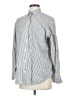 Everlane Stripes Silver Long Sleeve Button-Down Shirt Size 2 - photo 1