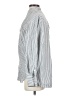 Everlane Stripes Silver Long Sleeve Button-Down Shirt Size 2 - photo 5