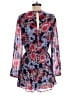 Leith 100% Polyester Floral Blue Romper Size S - photo 2