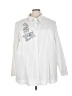 Avenue White Long Sleeve Blouse Size 30 - 32 Plus - photo 1