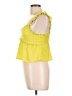 Timing Yellow Sleeveless Blouse Size L - photo 5