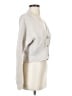 Babaton 100% Wool White Silver Wool Cardigan Size S - photo 4