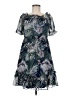 Walter Baker 100% Polyester Tropical Blue Cocktail Dress Size M - photo 1