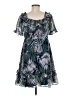 Walter Baker 100% Polyester Tropical Blue Cocktail Dress Size M - photo 2