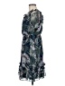 Walter Baker 100% Polyester Tropical Blue Cocktail Dress Size M - photo 5