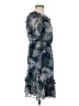 Walter Baker 100% Polyester Tropical Blue Cocktail Dress Size M - photo 4