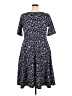 Unbranded 100% Polyester Blue Casual Dress Size 2X - photo 2