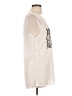 Chaser Ivory Sleeveless T-Shirt Size L - photo 4