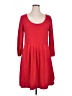 ASOS Solid Red Casual Dress Size 14 - photo 1