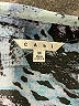 CAbi 100% Polyester Print Blue Long Sleeve Blouse Size M - photo 7