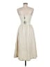 Assorted Brands Solid Ivory Cocktail Dress Size M - photo 2