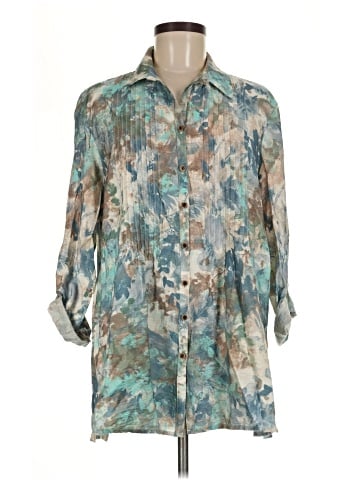 MULTIPLES 3/4 Sleeve Blouse (view 1)