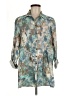 MULTIPLES Teal 3/4 Sleeve Blouse Size M - photo 1