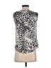 Generation Love 100% Silk Silver Sleeveless Silk Top Size S - photo 2