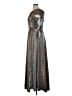 Assorted Brands Metallic Silver Cocktail Dress Size 16 - photo 5