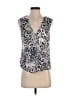 Generation Love 100% Silk Silver Sleeveless Silk Top Size S - photo 1